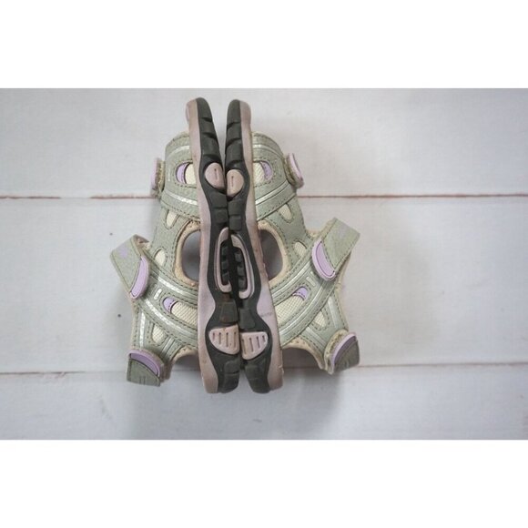 Eddie Bauer Girls Purple/Gray Strap River Sandals - Size 12 - Picture 5 of 9